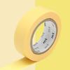 Masking Tape MT 1.5 Cm Plain Yellow Yellow