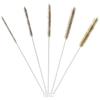 KDSSYFT 5-Piece Brass Wire Brush Set, Includes Metal Brush, Bore Brush, Polishing Brush, Tube Brush, Cleaning Brush (Copper Wire Brush, 5 Sizes)