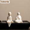 Zen Unfettered Buddha Character Te Pet Handgjord Liten Blomkruka Landskapsarkitektur Tefigur Leksaker Mini Testaty Ornament