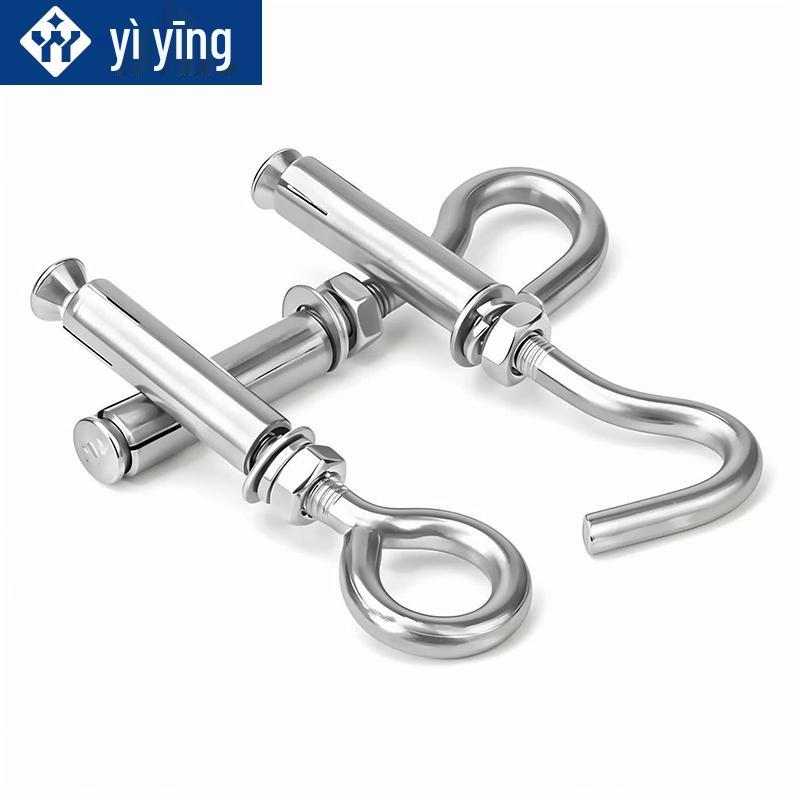 304 Stainless Steel Hook Eye Bolt Expansion Screw M6/M8/M10/M12