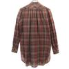 HYSTERIC Check Pattern Long sleeve pin tuck Band collar shirt F Tunic Women Used