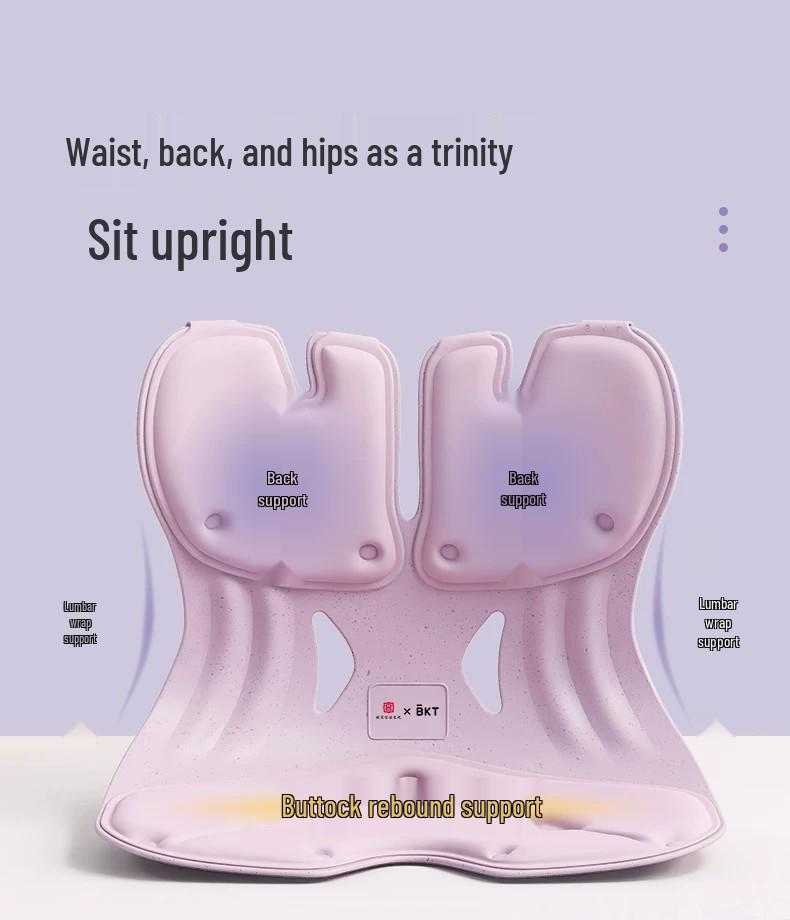 Ergonomic Lumbar Support Backrest Cushion for Long Sitting