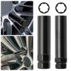 Chave de Roda Pequena com 6 Estrias e 7 Estrias para Porcas de Roda de Aro de Combustível para Porcas de Roda Aftermarket 14X1.5, 14X2.0, 12X1.5, 12X1.25