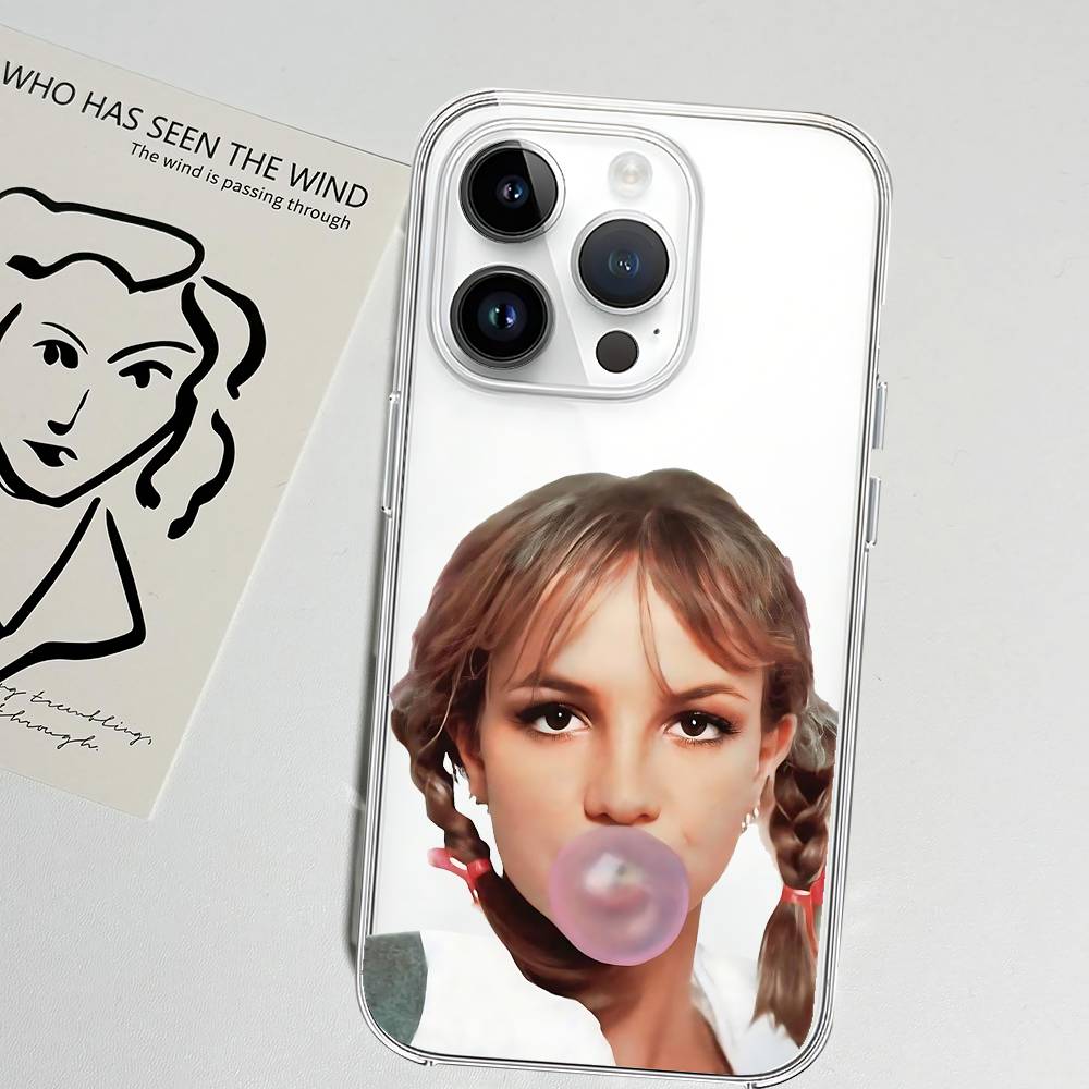 It Is B-Britney S-Spears Phone Case Soft Transparent Case For IPhone 17 16 15 14 13 12 11 Pro Max Mini Plus Shockproof Cover