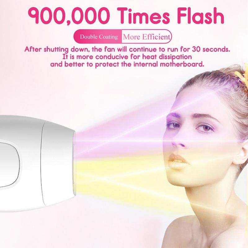 900000 Flash IPL Laser Hair Removal Machine Laser Epilator Hair Removal Permanent Bikini Trimmer Electric Depilator New