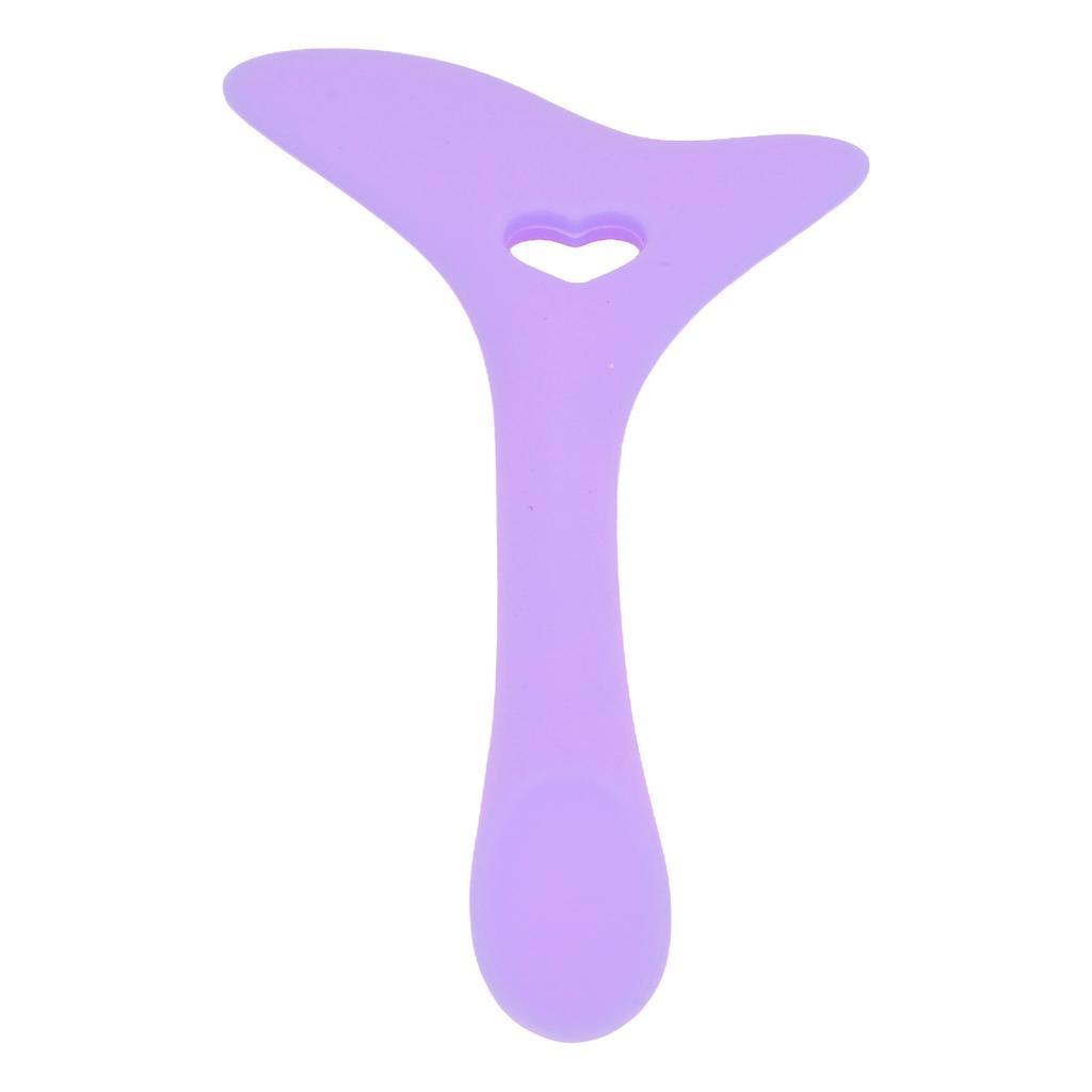 Eyeliner Stencil Professional Silicone Mascara Lipstick Drawing Aid Makeup Applicator Tool for Makeup Artist Purple