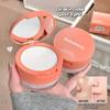 SHAQINUO 2 in 1 Setting Powder & Pressed Powder, Light Transparent Double Effect Face Powder, Matte Finish Makeup Powder with Powder Puff