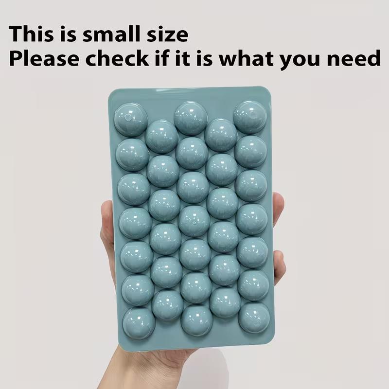 33 Grid Round Ice Cube Tray Plastic Diamond Ice Cube Mold Refrigerator Spherical DIY Moulds Ice Ball Maker Kitchen Tools