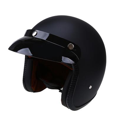 Motorcycle Helmet Vintage Open Face Helmet Motorcross Dirt Bike Casque Homme Winter Warming Casco Moto Accessories