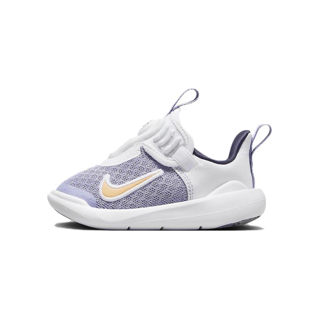 

Nike E Series 1.0 TD Slip Resistant Cushioning Breathable Low top Toddler Shoes White Purple Infant And Toddler DV4252-500 22