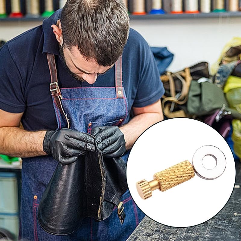 Ergonomische Handnähtnadel Stabile Legierungsstahlkonstruktion für Leder Stoff und Leinwand Projekte