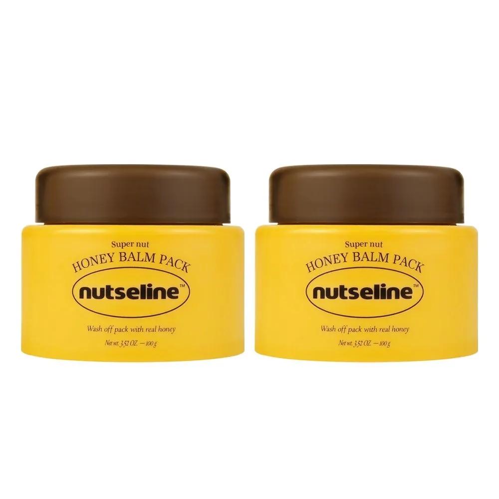 Nutseline Super Nut Honey Balm Pack 100g (2 Packs) Wash-Off Sleeping Pack Honey Balm Pack
