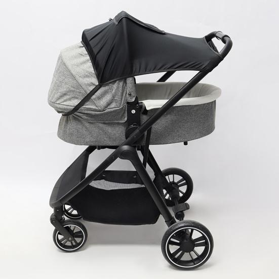 Stroller Sun Shade UV Protection Foldable Wind Dust Cover for Baby Strollers Adjustable Rain Cover for Car Seats Prams
