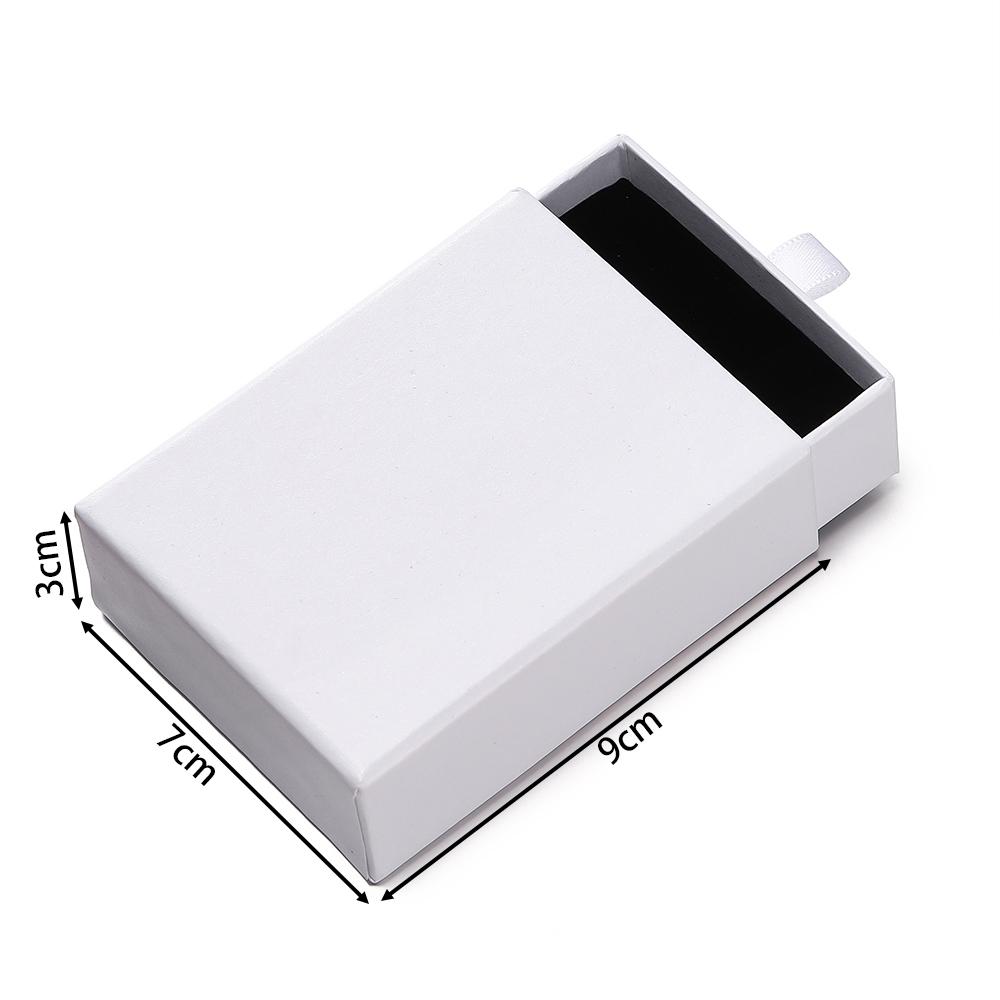 Creative Drawer Jewelry Packaging Box Necklace Ring Earing Bracelet Storage Organizer Display Stand Solid Color Paper Gift Boxes