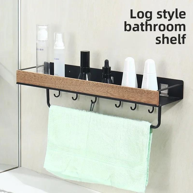 Černé rohové police do koupelny Kuchyňská nástěnná police Stojan na šampony do sprchy Koupelnové doplňky 40-60 cm