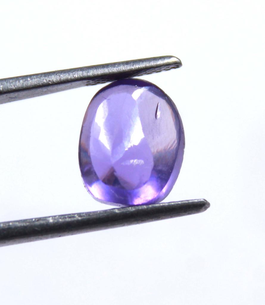 7.60 Carat Awesome Big Offer Oval Shape Kashmiri Purple Sapphire Certified Gemstone SN43