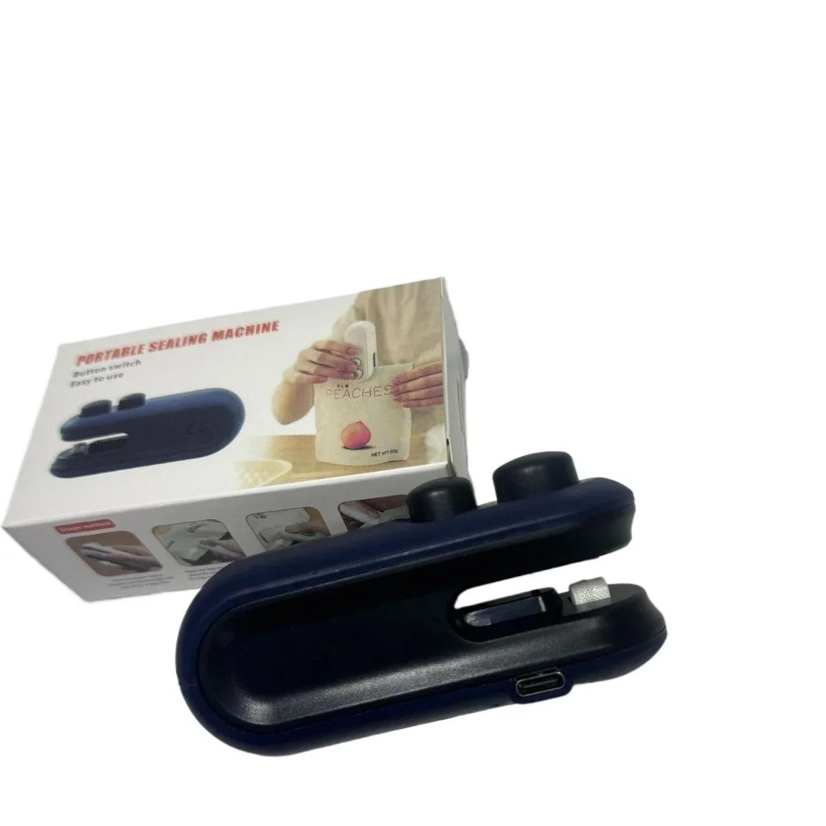 

Mini Heat Bag Sealing Machine Portable Handheld Heat Sealer for Food Plastic Food Sealer Clip Bag Snack Sealing Kitchen Gadgets