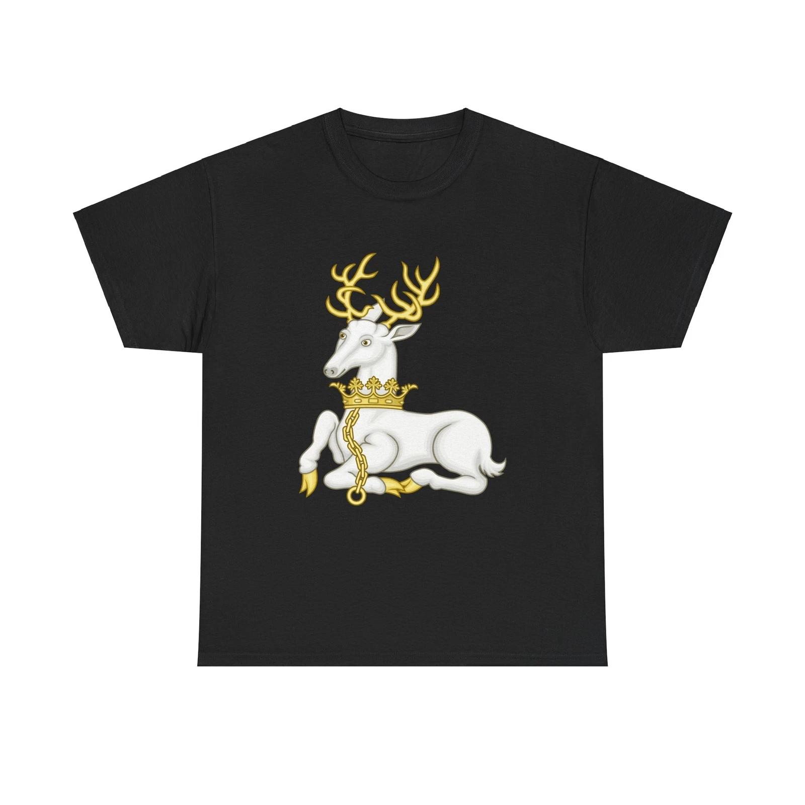 White Hart Badge of Richard II - T shirt S