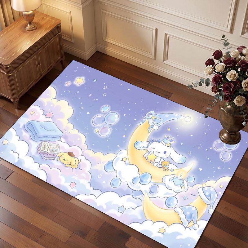 Cinnamoroll Rug Soft Thick Non Slip Floor Carpet for Bedroom Living Room Home Decor