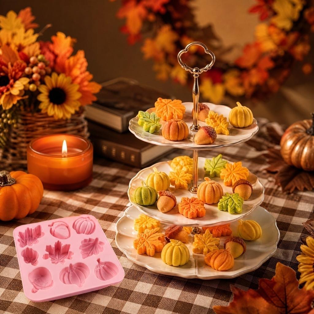 Pumpkin Silicone for Halloween Baking and DIY Crafts