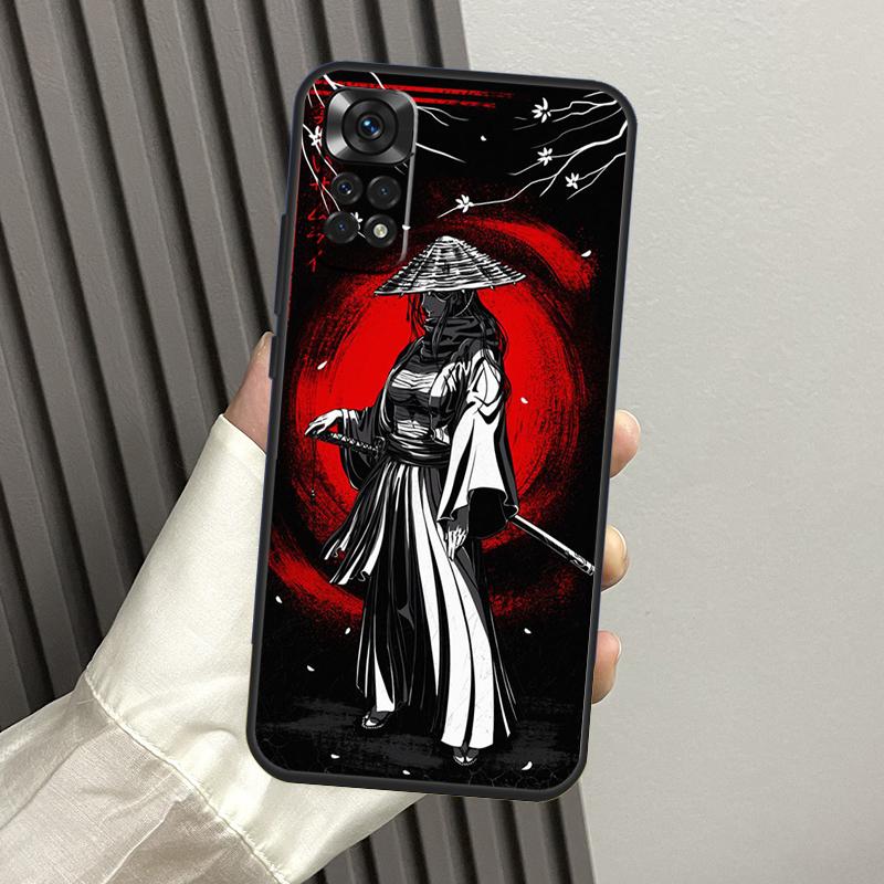 Anime Japanese Samurai Case For Xiaomi Redmi Note 14 13 Pro 12 11 10 15 Pro Plus Redmi 14C 13C 15C 10C 12C 15 Funda