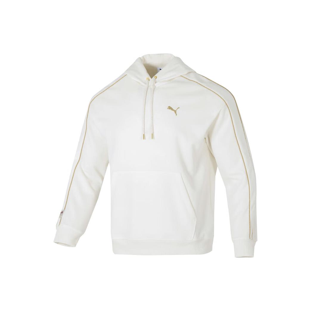 PUMA Men s Fashion Outdoor Fitness Running Sweatshirt in White XL