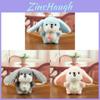 Plush Bunny Necklace With Large Ears For Kids And Adults Gift Collectible Toy