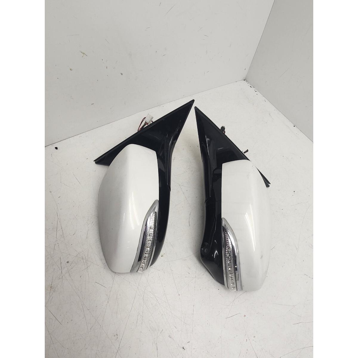 Nissan Skyline V36 Sedan Door Mirror Side Mirror Blue Left and Right Set #266