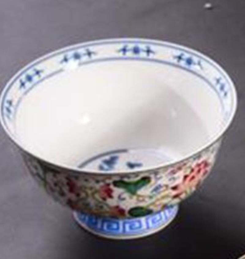 5 Inch Chinese Enamel Color Ceramic Household Dishes Rice Bowls Bowls Arms Kitchenware Porcelain Tableware Gift | Bowls