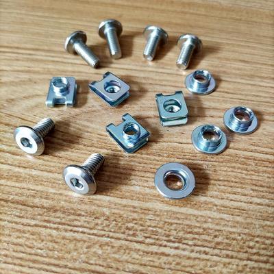 Edelstahl M6-1.2/1.6 Sechskantschraubenklemmen für Zongshen ZT250 310-XRTV Motorräder.