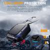 for AirPods Pro 3 Case with Lock & Carabiner, [IP68 Waterproof] [Military-Grade Protection] Full Body Shockproof Case with Phone Stand for AirPods