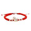 2026 Year of the Horse Silver Blessing Bracelet for Babies: Luxurious Woven Red String Hand Rope in New Chinese Style