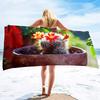Cactus Beach Towel Blanket, Oversized Microfiber Pool Bath Swim Towel,Thin Absorbent Quick Dry and Sand Free Adults Beach Towel