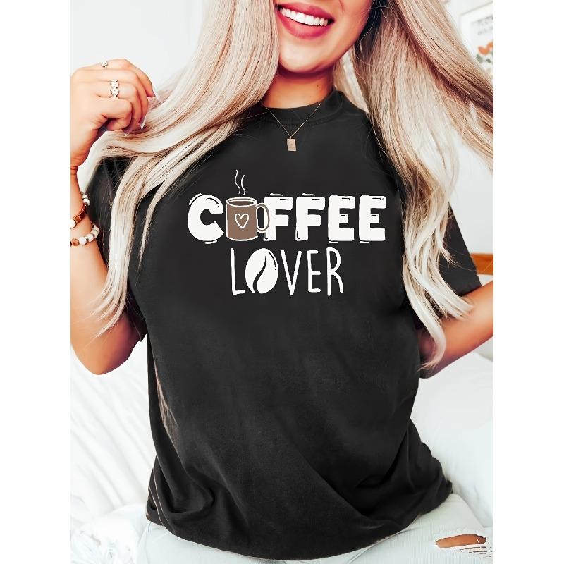 Coffee Lover T Shirt, Coffee Life Line T Shirt, Coffee Drinker T Shirt, Gift for Coffee Lover, Coffee Club T Shirt, Shirt for Coffee Lover S чёрный