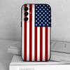 The American Flag  Phone Case Black Silicone Soft For Samsung S25,S24,S21,S22,S23,S30,Ultra,S20,Plus,Fe,Lite