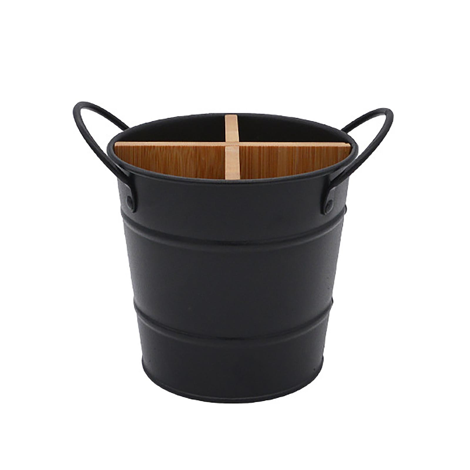 Countertop Flatware Holder Chopstick Holder Multifunctional Compartment Chopsticks Storage Rack Kitchen Utensil Holder Organizer чёрный