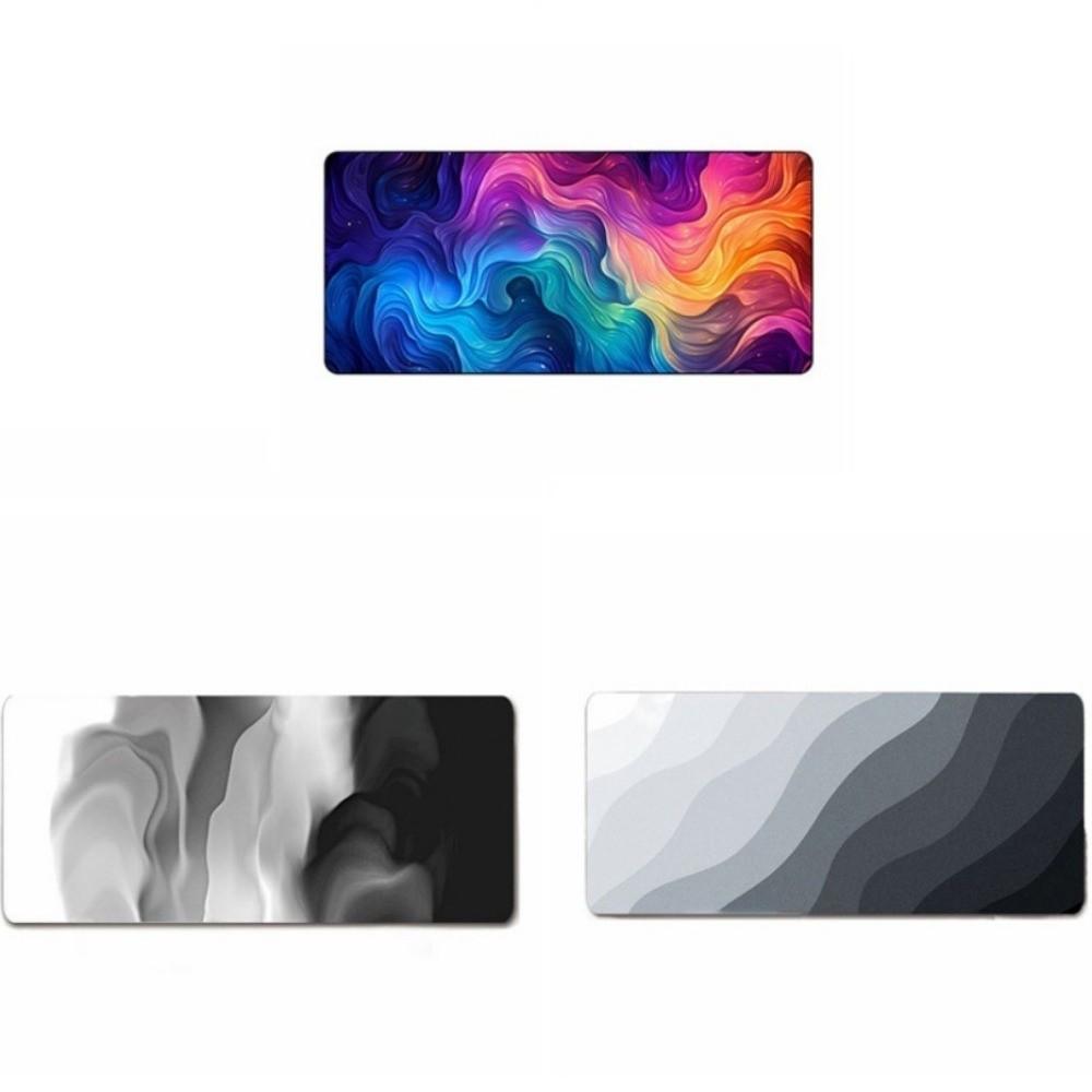 Creative Pattern Mouse Pad Stitched Edge Keyboard Mice Mat Creative Mouse Mat  Office Supplies