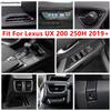 ABS Fensterheber / Scheinwerfer / CD-Panel / Schalthebelrahmen Abdeckung Zierleiste Karbonfaser Zubehör für Lexus UX 200 250H - 2024