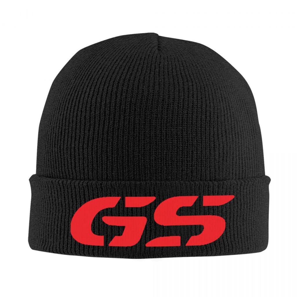Red GS Logo Hats Autumn Winter Beanie Warm Motocross Cap Unisex Bonnet