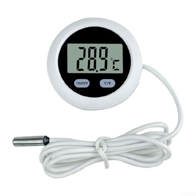 

Small LCD Thermometers For Home Aquariums Enduring Battery Compacts Wide Application Environment
