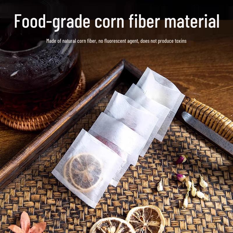 Ponyi Corn Fiber Disposable Tea and Seasoning Bags for Infusing