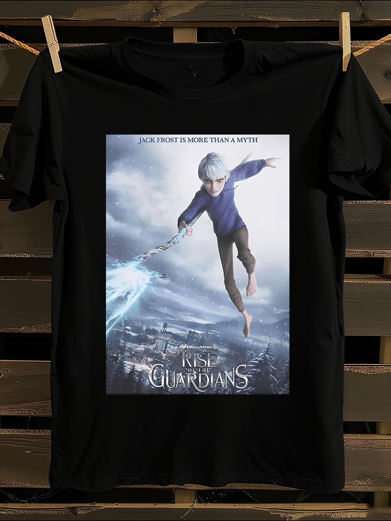 WoWhite Rise of the Guardians Jack Frost Graphic Tshirt XXXL