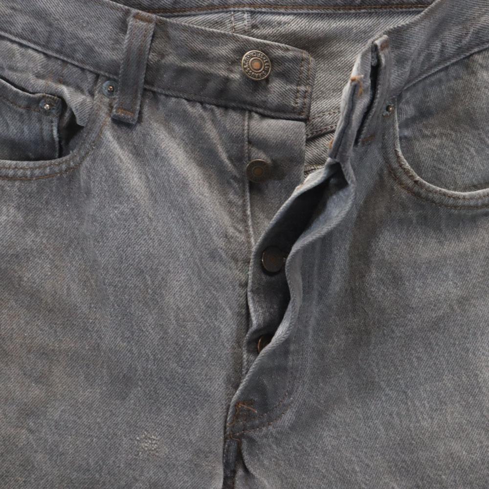 Levi's 90s 501 USA Made Piece Dyed Black Old Straight Denim Pants Jeans Men's Used