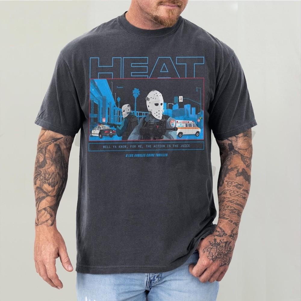 Retro 90s Action Movie Graphic Tee Los Angeles Bank Robbery Film T-Shirt Unisex Unisex T-Shirt L
