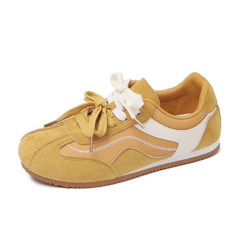 Dopamine color flat bottom women's autumn pair of shoelaces boutique shoe box casual shoes women's sports shoes