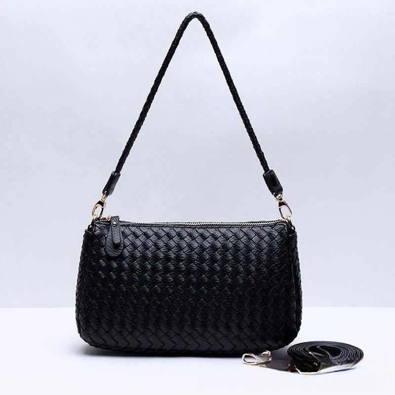 

Stylish And Simple Underarm Casual Handbag Large-Capacity Hand-Woven One-Shoulder Oblique Span Women S Bag 26*8*15cm