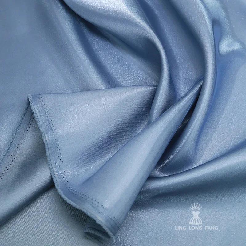 100x150 ס"מ רקע משי פילגש שיפוע חתונה שמלת Hanfu בד פנטזיה נוצץ זכוכית משי סאטן מפת שולחן