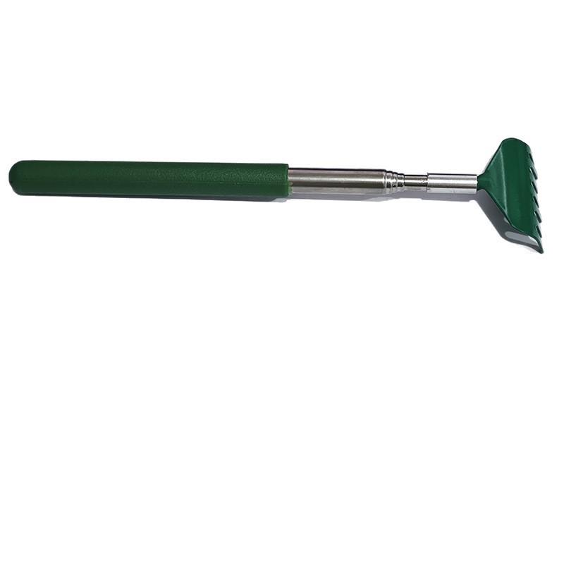Seven-Tooth Stainless Steel Retractable Back Scratcher - Solo Use Itch Relief for Seniors