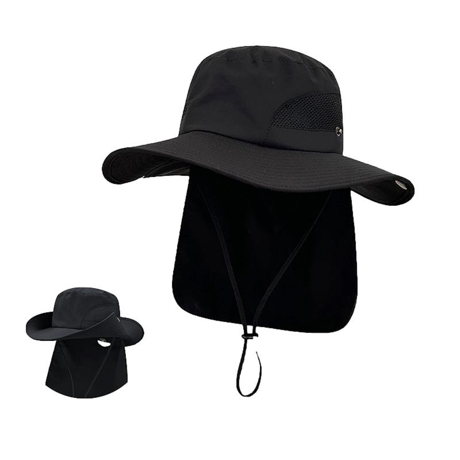 

Safari UV Защита подбородка Вода UV Сетка UV Широкий Без солнечных ожогов [ReiLuana] Шляпа, Защита, Унисекс, Складная, Сетка, Дышащая, Ремешок, Водоотталкивающая, Для улицы, Популярная, чёрный