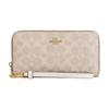 Cartera de Lona Recubierta Regular para Mujer Arena y Tiza CW778-IMXDM